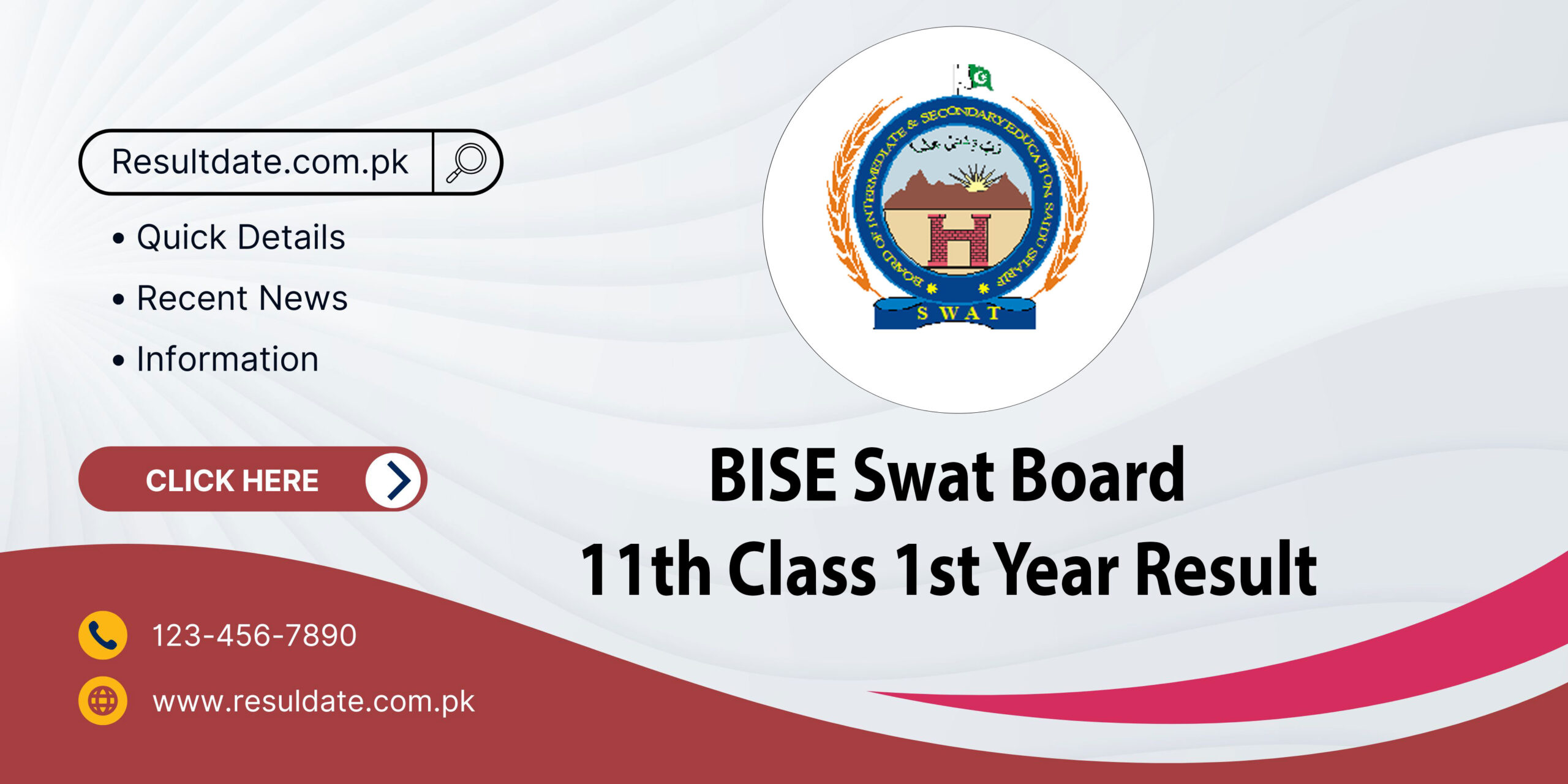 BISE Swat Board 11th Class 1st Year Result