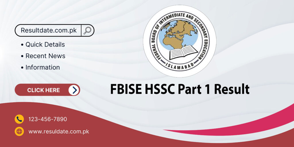 FBISE HSSC Part 1 Result