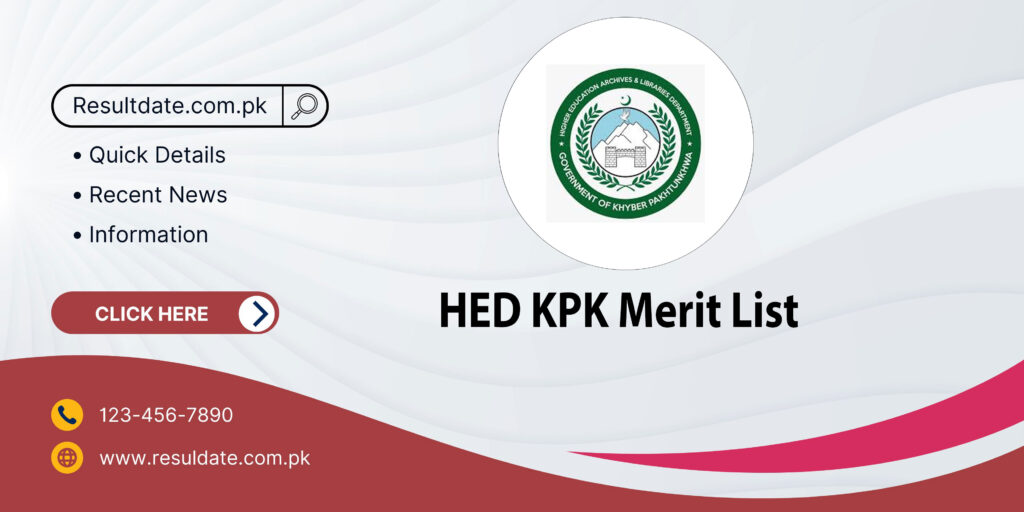 HED KPK Merit List