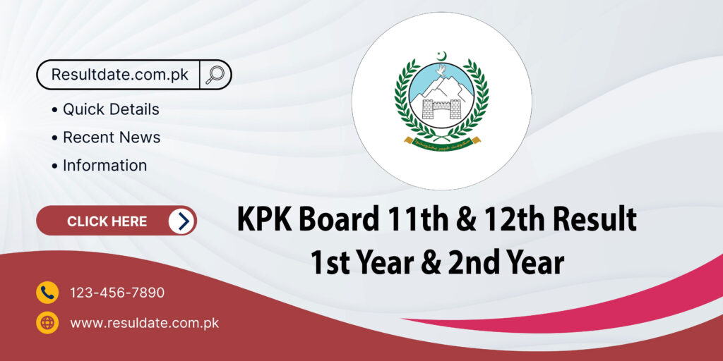 KPK Board 11th & 12th Result 1st Year & 2nd Year